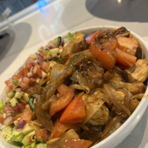 CHICKEN TIBS BOWL